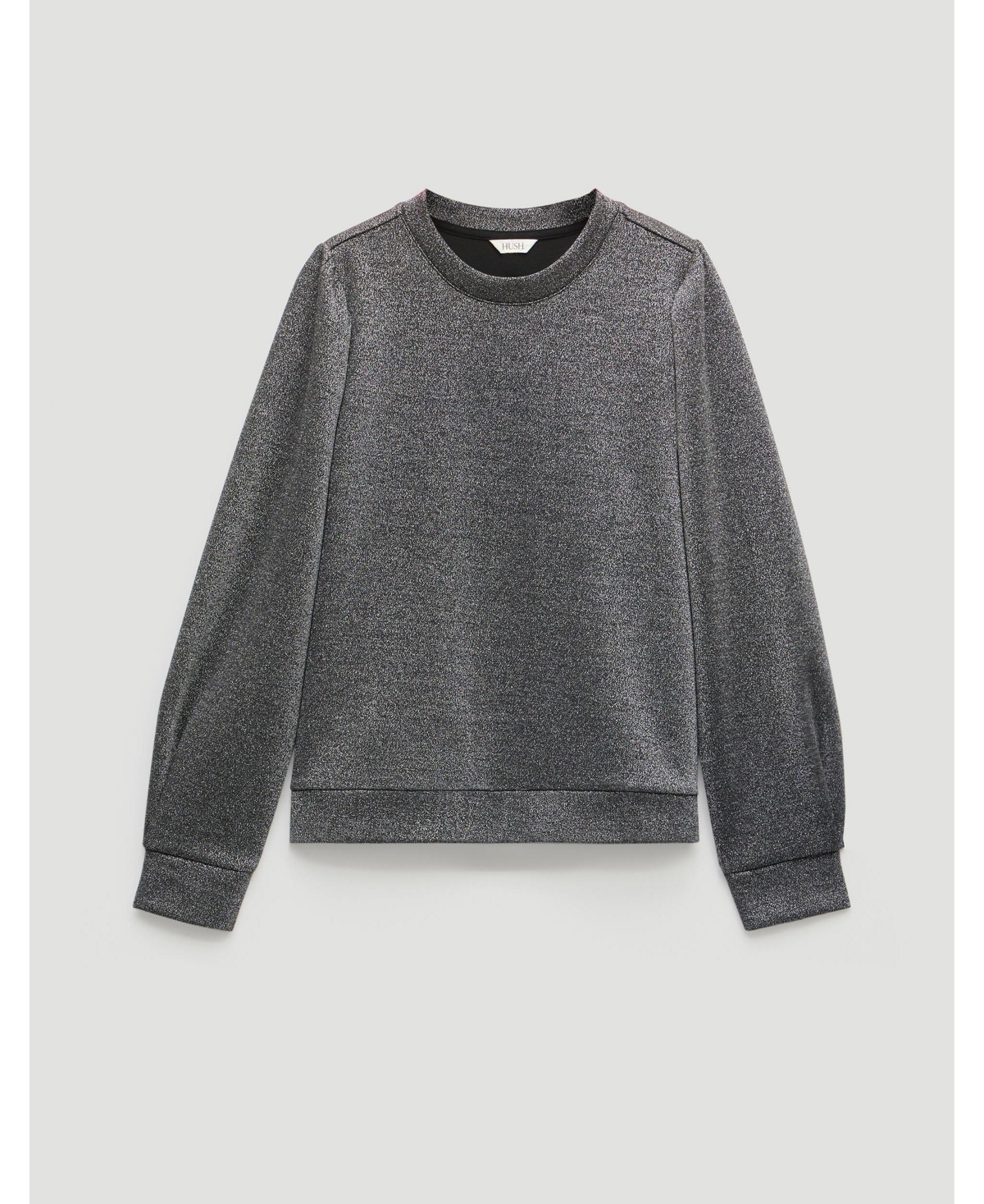 Hush Women's Emily Sparkle Puff Sleeve Jersey Top