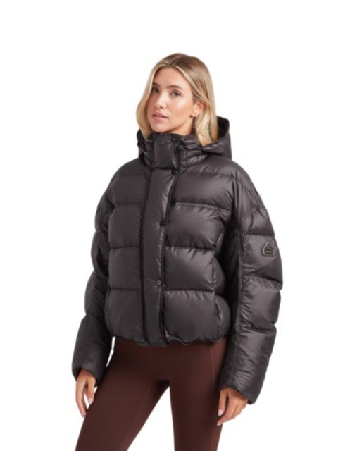 Женская куртка JACK1T Cloud Boss Hooded Puffer, цвет: Чёрный