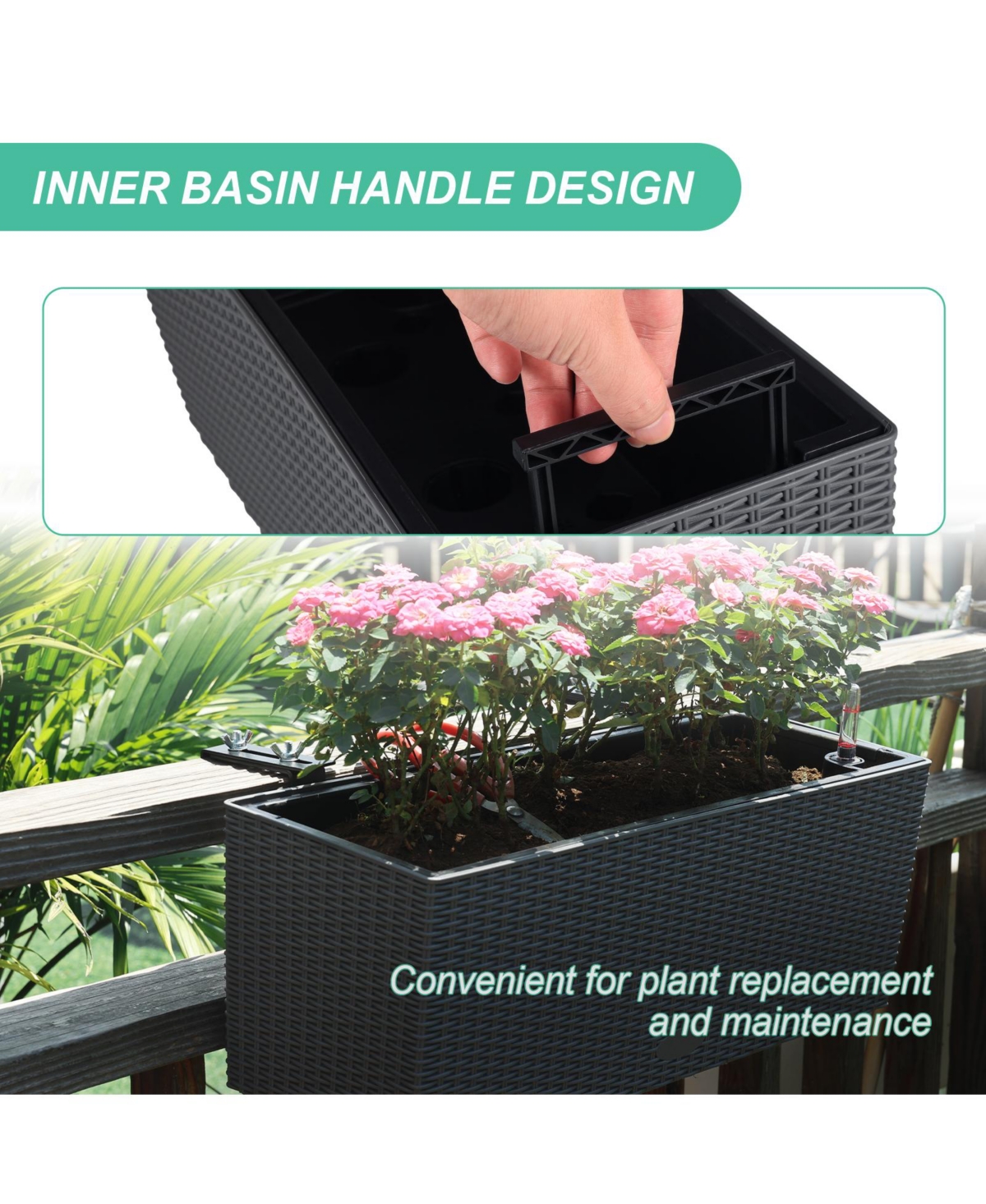 Aoodor Mahliya Planter Box (Set of 4)