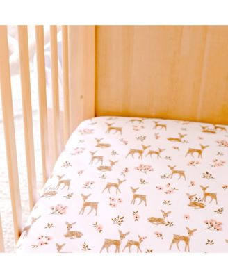 Cotton Jersey Fitted Sheet - Dusty Rose