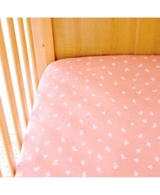 Cotton Jersey Fitted Sheet - Dusty Rose