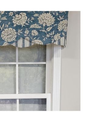 Luxurious Modern Design Classic Basanti Petticoat Style Window Valance 50" x 15" Metal