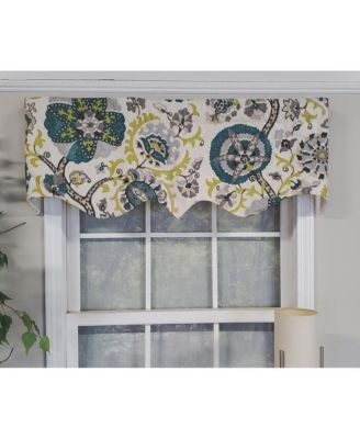Modern Design Classic Celtic Regal Style Window Valance 50" x 17" Emerald Green