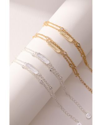 Mama Infinity Adjustable Chain Bracelet