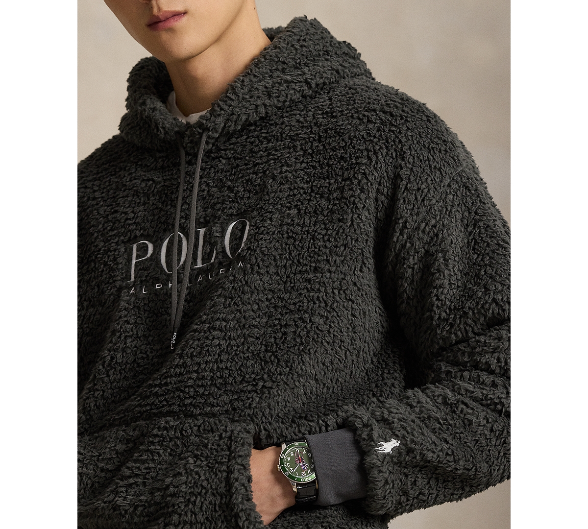 Polo Ralph Lauren Men's Logo Double-knit Hoodie In Multi