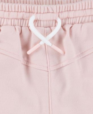 Girls' Toddler 2T-4T Collar Sweatshirt and Shorts, 2-Piece Set