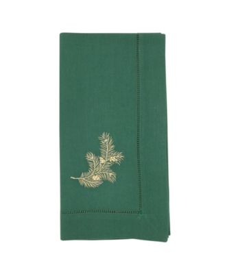 Embr'D Pine Needle Hemstitch Napkin, Set of 6