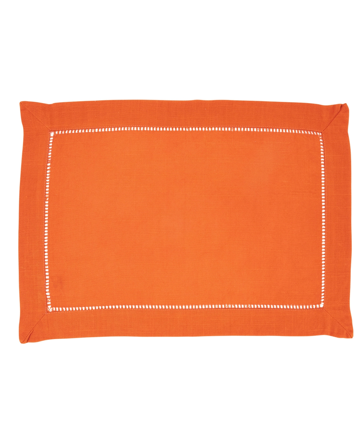 Saro Lifestyle Hemstitched Border Placemat, Set of 12