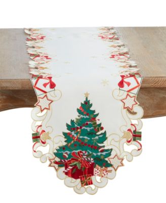 Christmas Tree Table Runner, 14" x 72"
