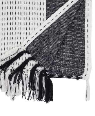 Stitched Banded Table Runner, 16" x 72"