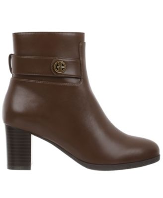 Women's Artta Round Toe Block Heel Booties, Created for Macy's