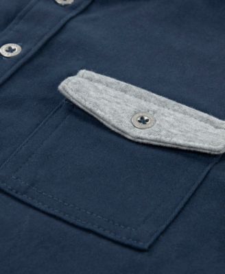 Baby Boys' Hooded Shacket and Jogger Pants, 2-Piece Set