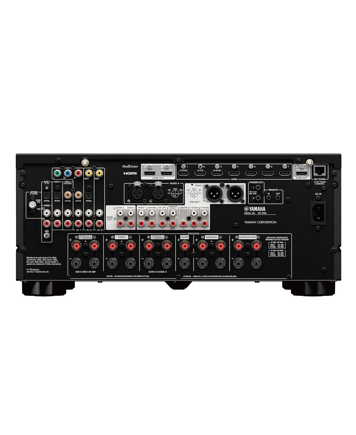 Yamaha Rx-A6A Aventage 9.2 Channel Av Receiver with AudioQuest Sky 3m Hdmi Cable