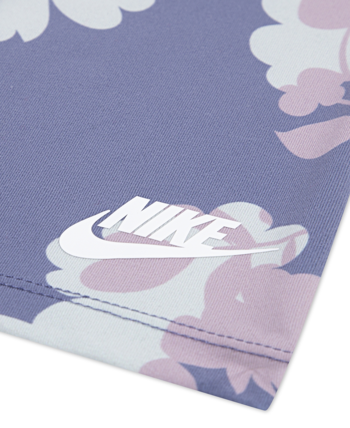 Nike Girl 2T-6X Flutter Sleeve Crewneck Top and All over Floral Print Pants, 2-Piece Set