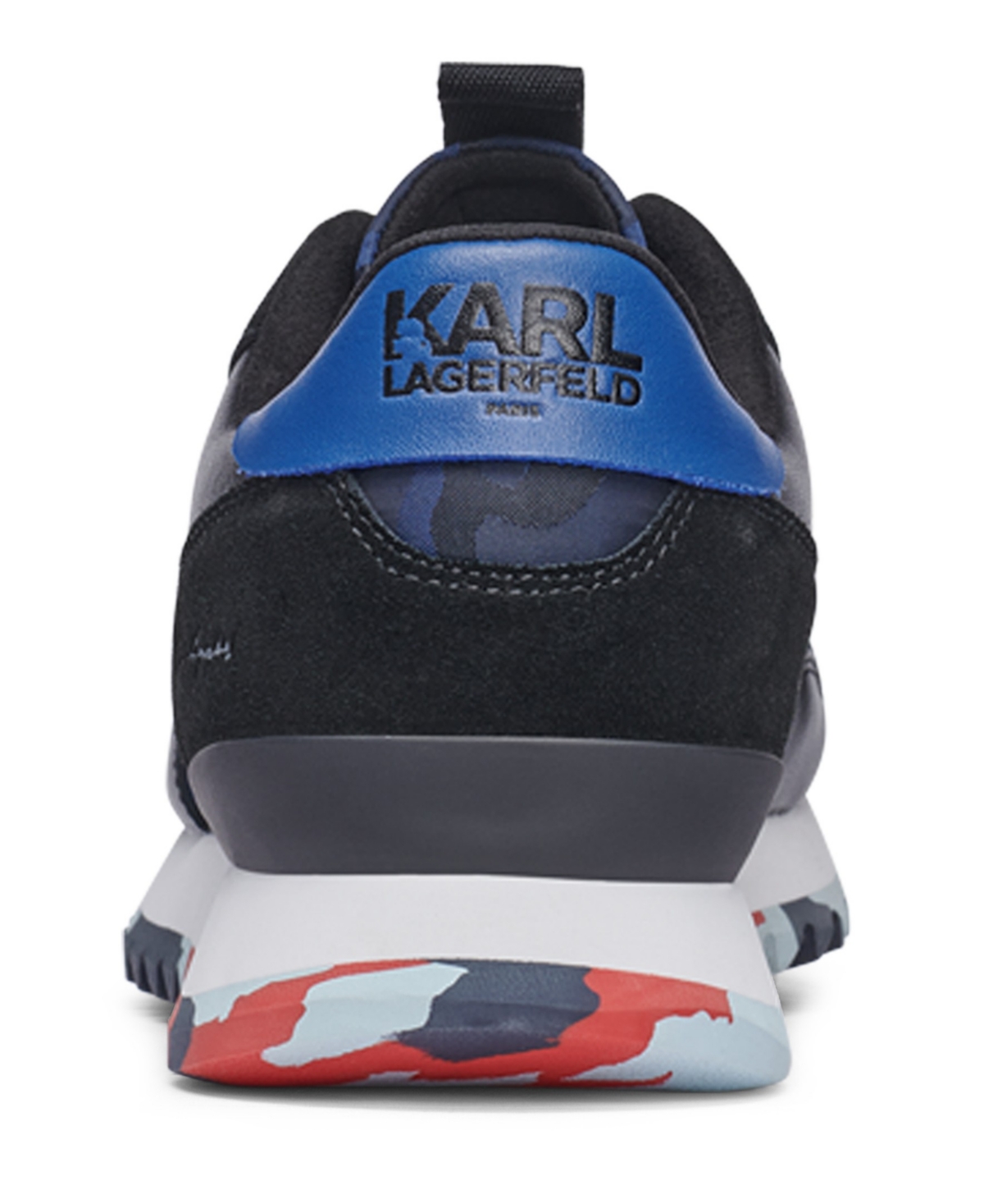 Karl Lagerfeld Paris Men's Camo Runner Sawtooth Sole Sneaker