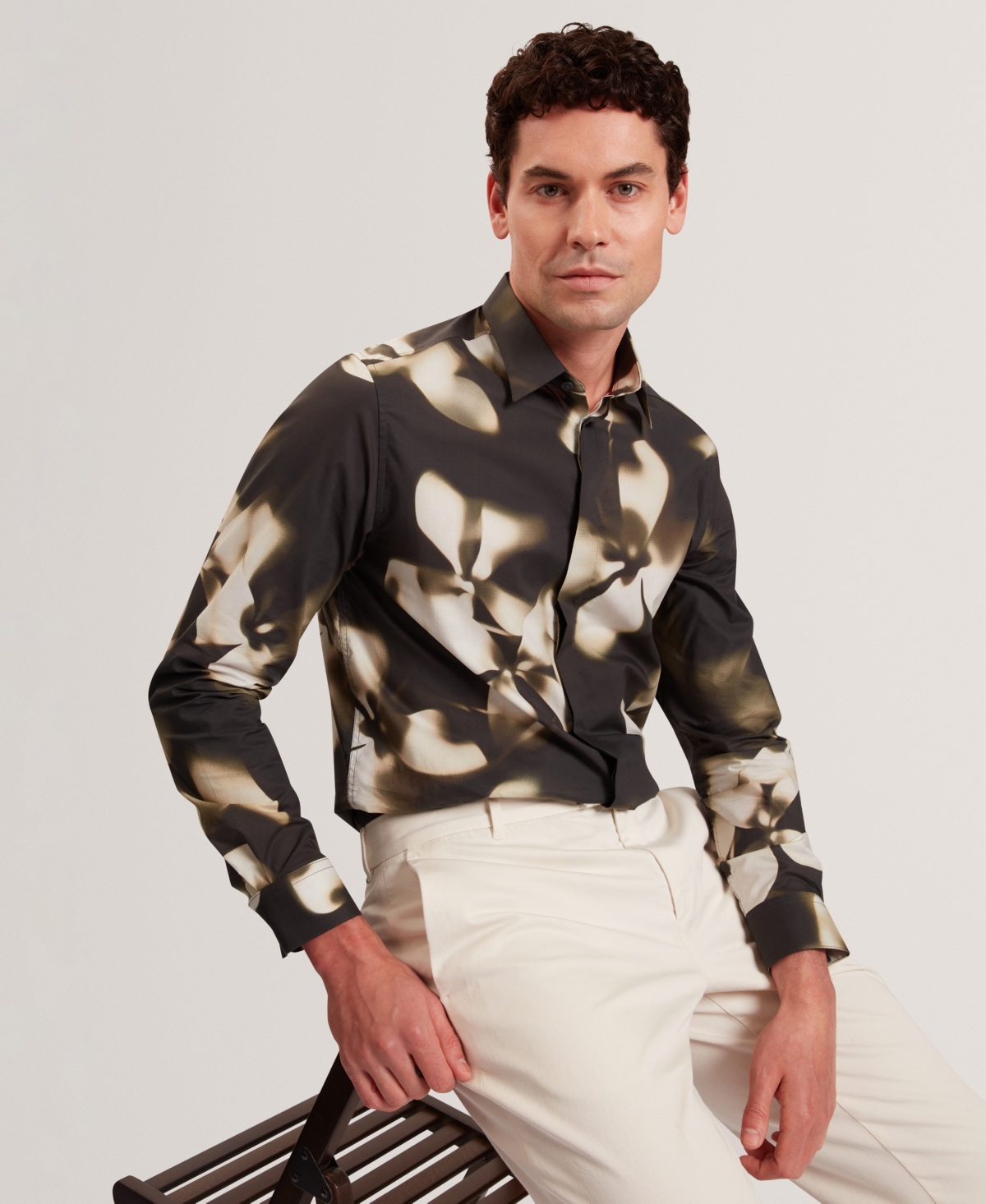 Ted Baker Men's Wrenin Floral Print Shirt