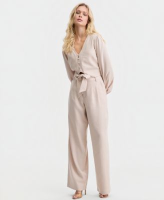 Women's Sulli Linen Wide-Leg Pants
