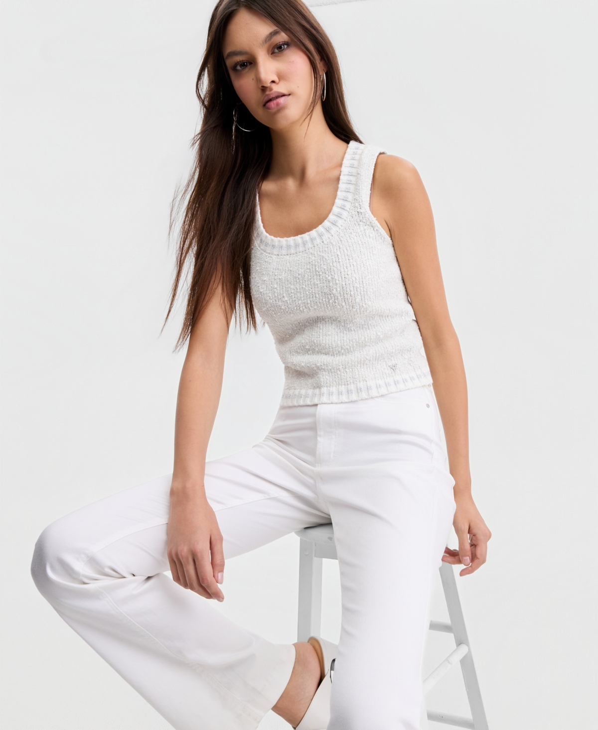 Guess Women's Veronica Sleeveless Tank Top Sweater