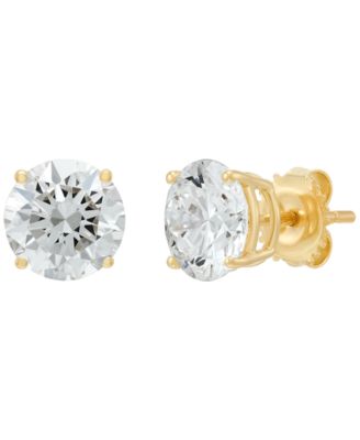 Lab Grown Diamond Stud Earrings (4 ct. t.w.) in 14k White or Yellow Gold