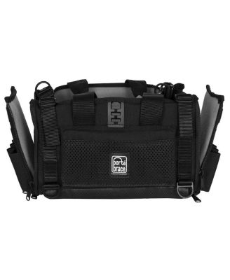 Silent Audio Organizer Bag for Sound Devices MixPre-6 Portable Recorder, Black/Platinum