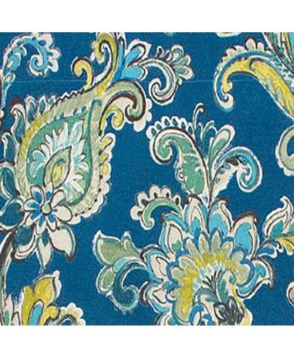 Sconset Rega Style 3" Rod Pocket Valance 50" x 17" Pacific