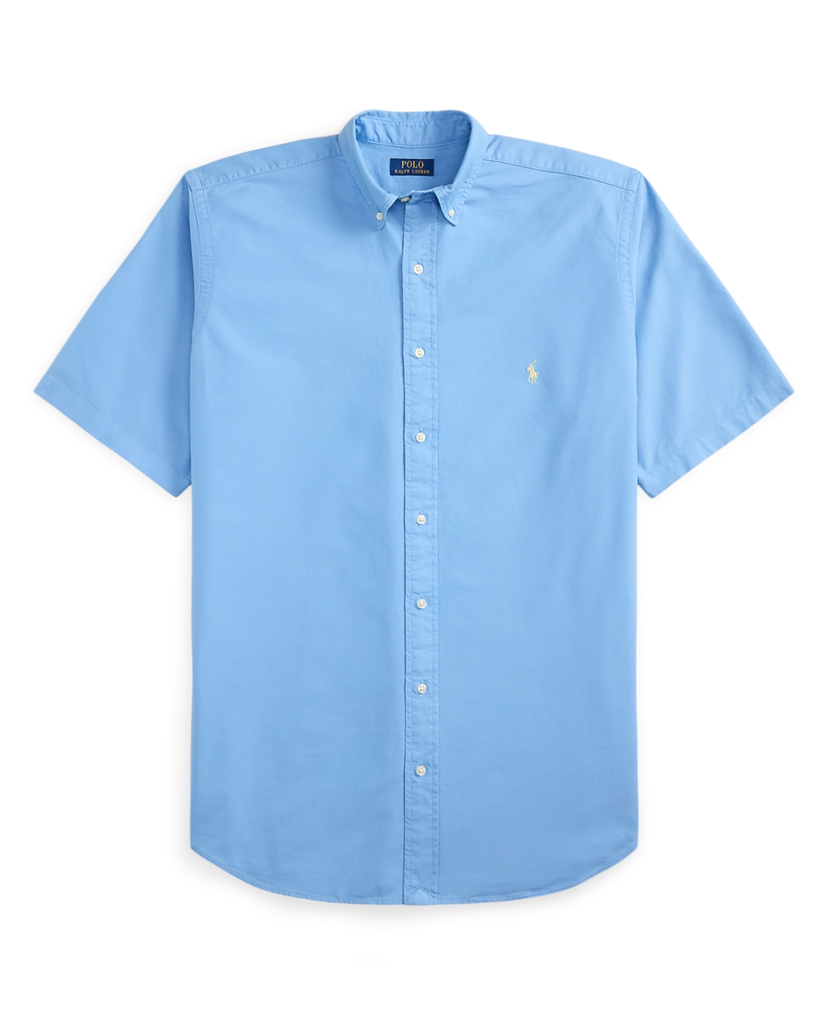 Polo Ralph Lauren Men's Big & Tall Garment-dyed Oxford Shirt In Blue