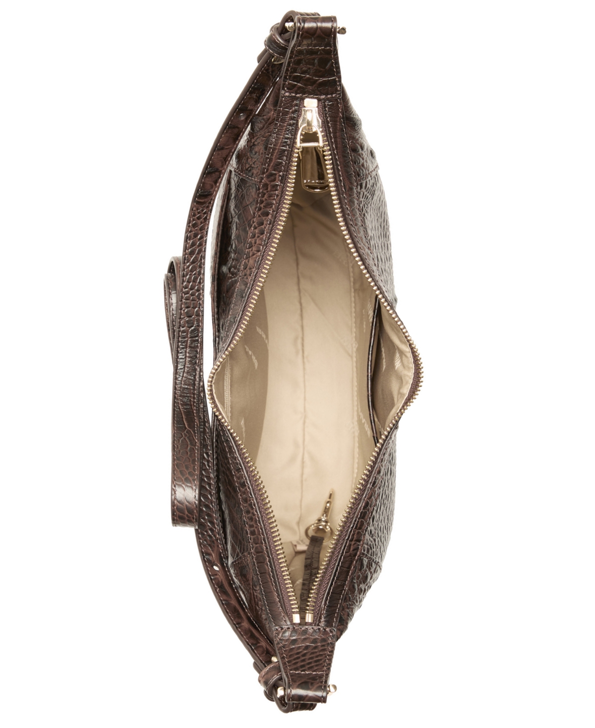 Brahmin Corinne Small Alden Road Leather Crossbody In Brown