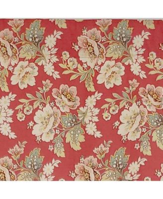 Linda Regal 3" Rod Pocket Lining Luxurious and Elegant Window Treatment Valance 50" x 17" Red