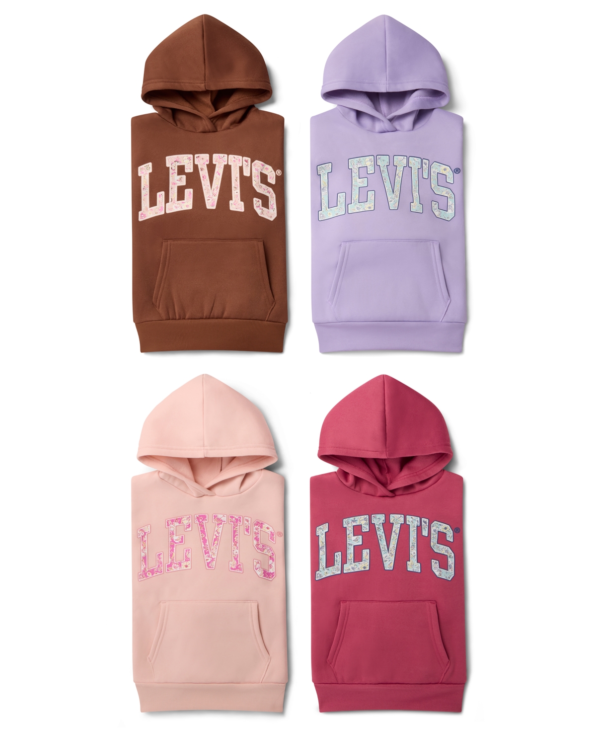 Levi's Big Girls Collegiate Oversized Pullover Hoodie
