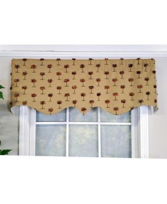 Modern Design Classic Curacao Regal Style Window Valance 50" x 17" Light Oak