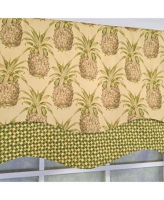 100% Cotton Kingston Glory Fully lined Windows Rod Pocket Valance 50" x 16" Yellow
