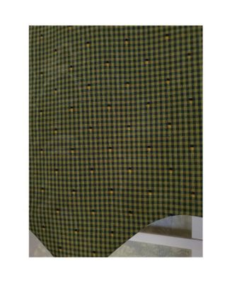 Sprinkle Regal 3" Rod Pocket Lining Luxurious and Elegant Window Treatment Valance 50" x 17" Hunter