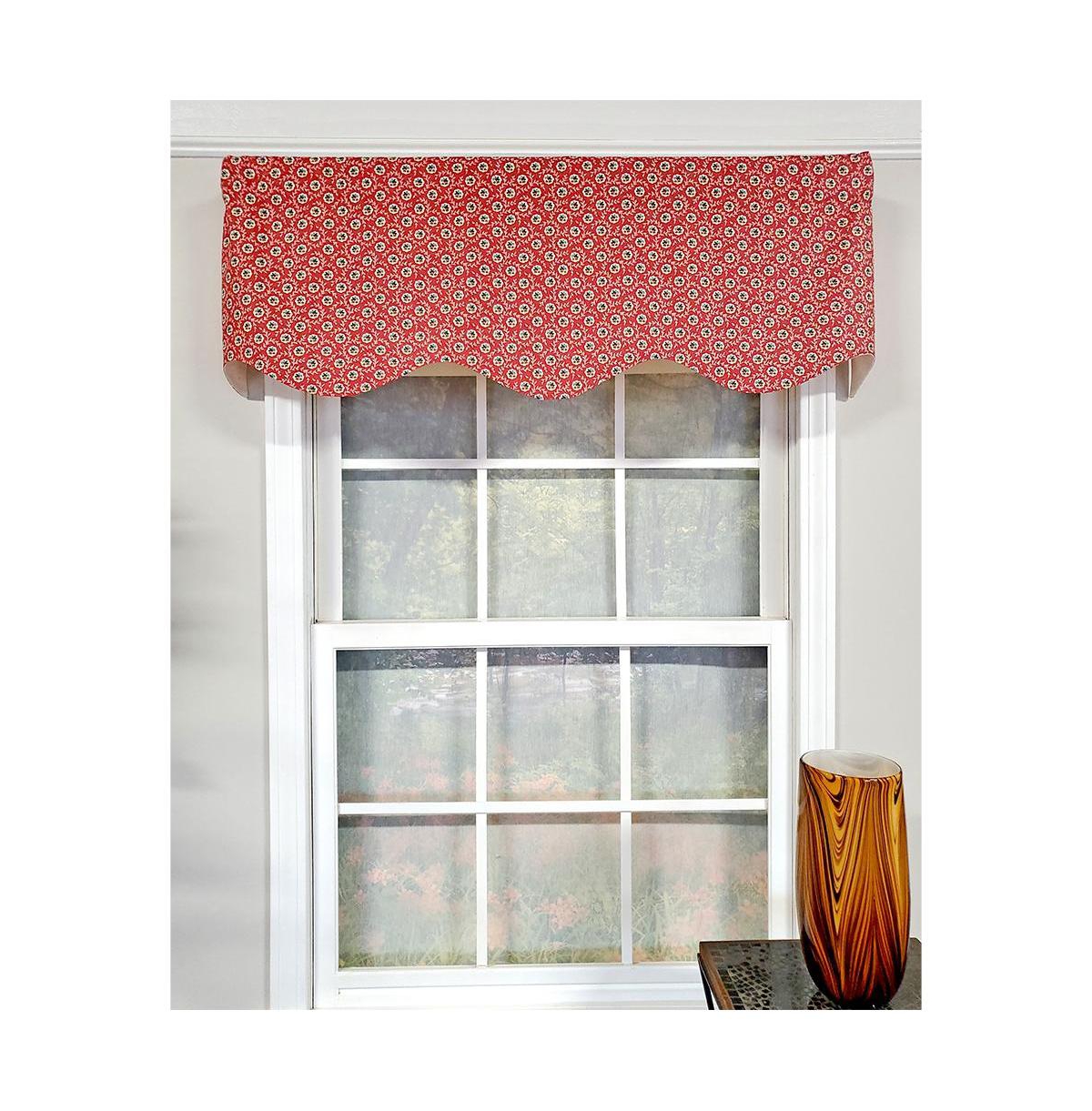 Rlf Home Athima Provence Mini Flower Bouquets Lining Effortless Installation Elegant Window Treatment Valance
