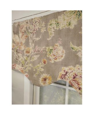 Monte Cristo Provance 3" Rod Pocket Lining Luxurious and Elegant Window Treatment Valance 50" x 15" Gray