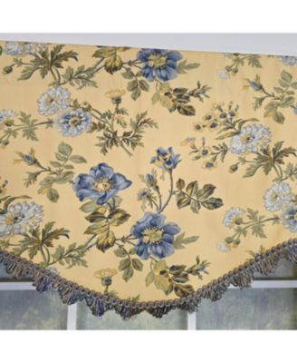 100% Cotton Sunrise Cornice  Fully lined Windows Rod Pocket Valance 50" x 17"  Yellow