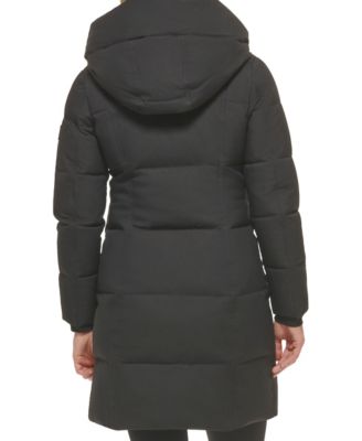 Women's Stand Collar Hooded Puffer Coat
