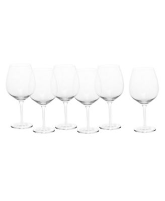 Banquet Burgundy Wine Glasses, Set of 6