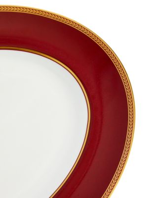 Renaissance Red Oval Platter