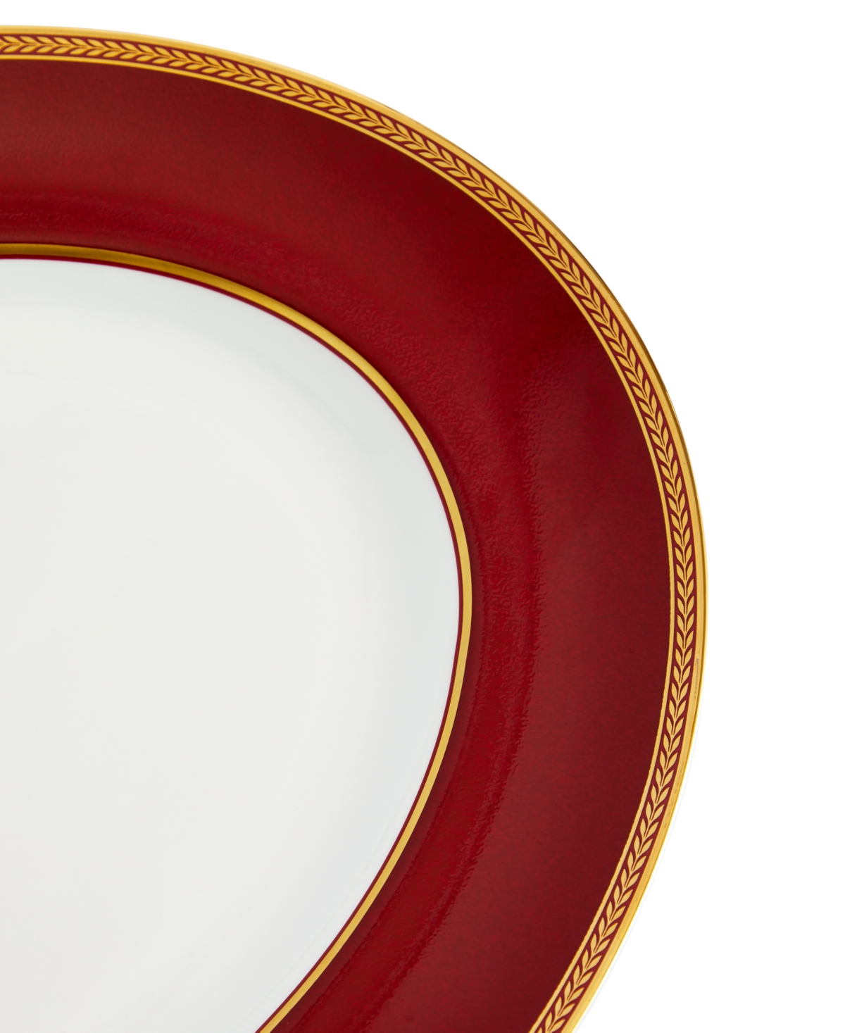 Wedgwood Renaissance Red Oval Platter
