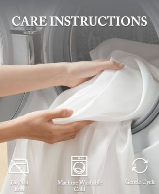 Laurel Tufted Semi-Sheer Shower Curtain, 72" x 72"