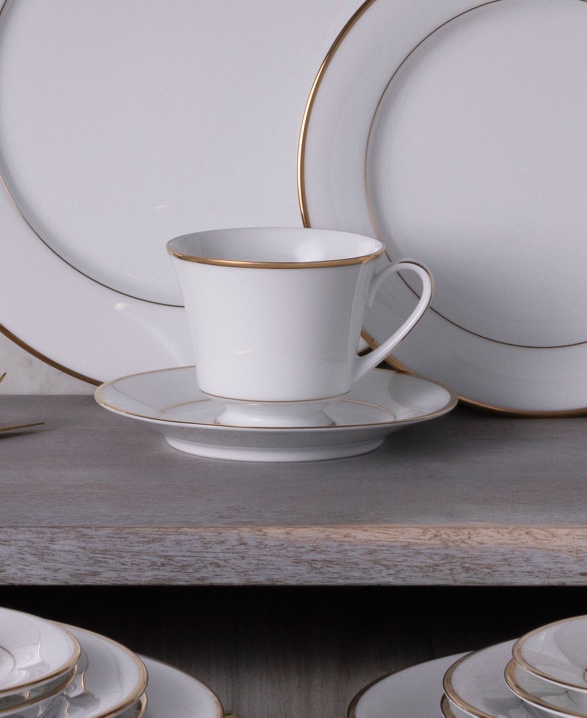 Noritake Heritage Set Of 4 Cups In White