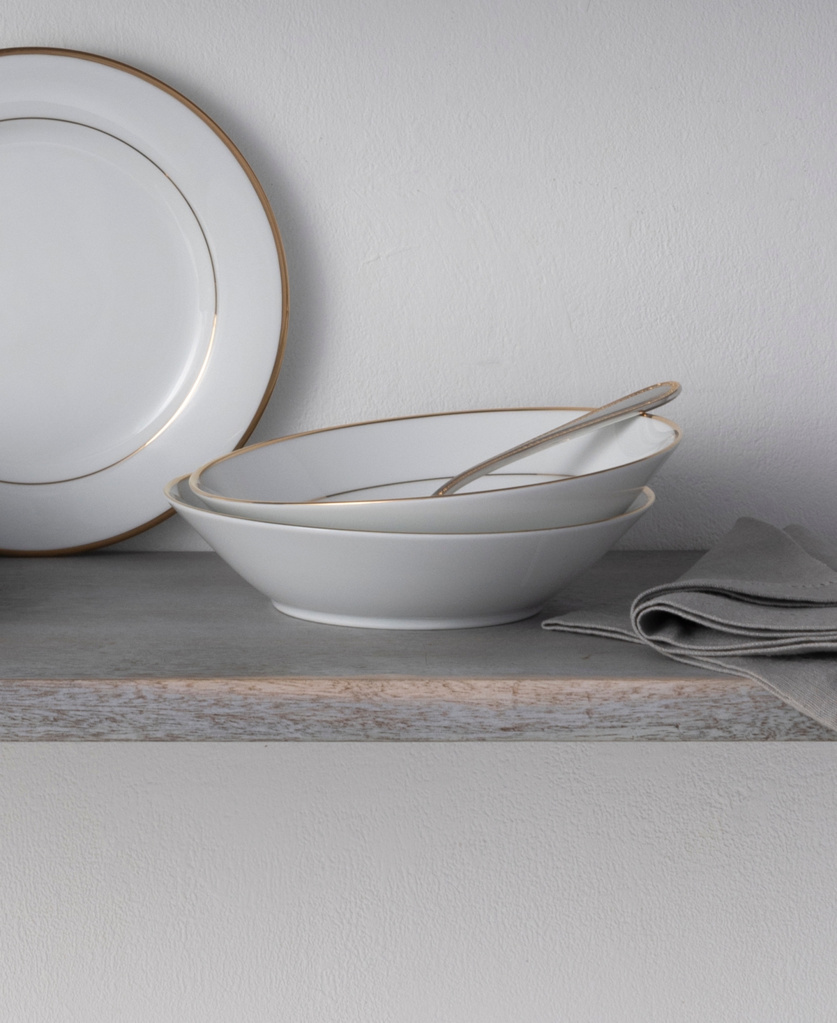 Noritake Heritage Set Of 4 Soup Bowls In White