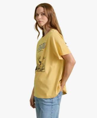 Women's Short-Sleeve Peanuts Graphic Tee Top