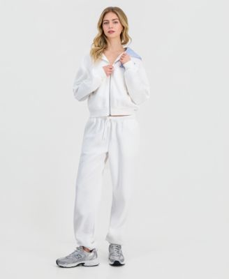 Juniors' Inner Beauty Zippered Hoodie & Drawstring Sweatpants