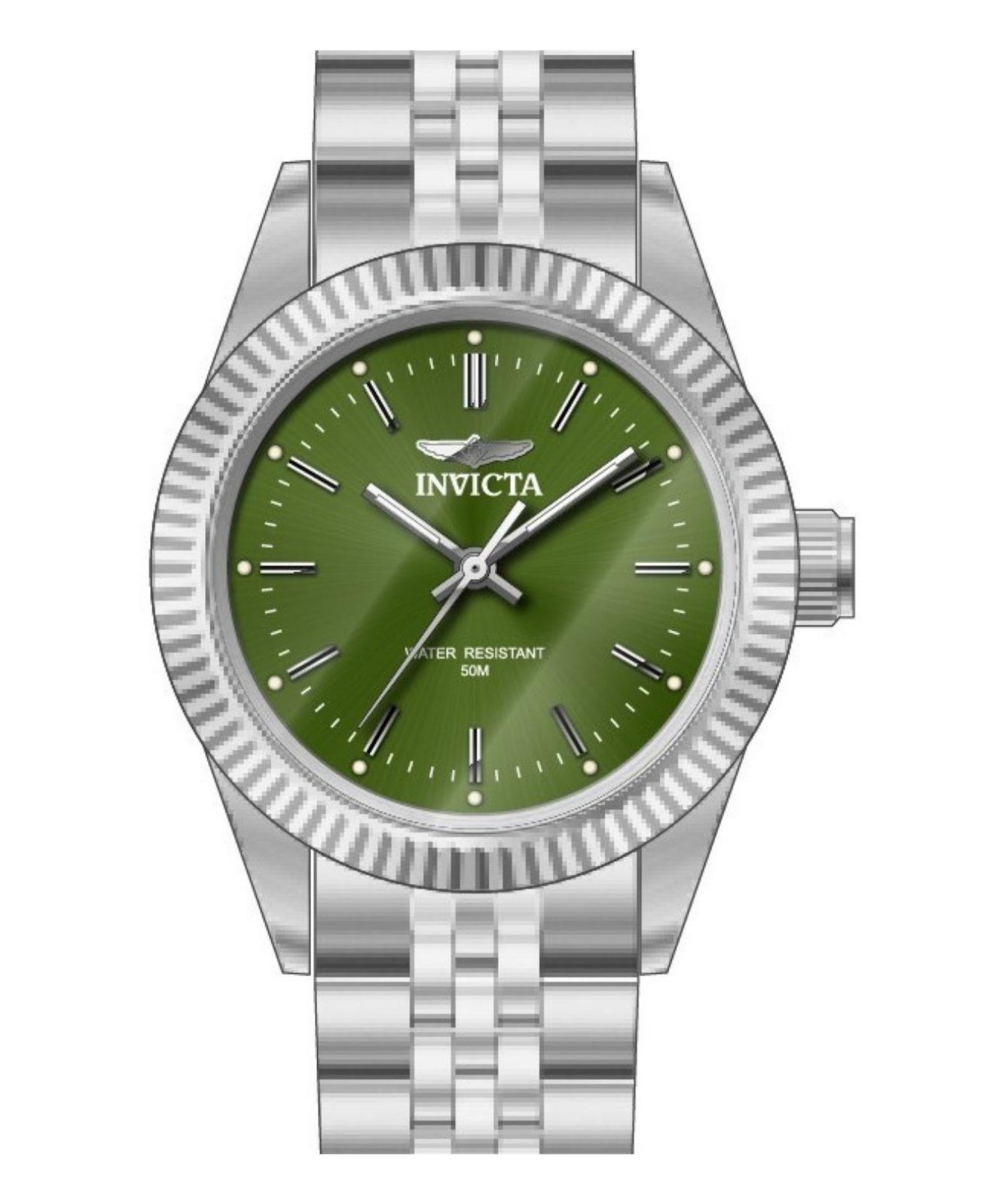 Invicta Women's 49217 Specialty Quartz 3 Hand Green Dial Watch
