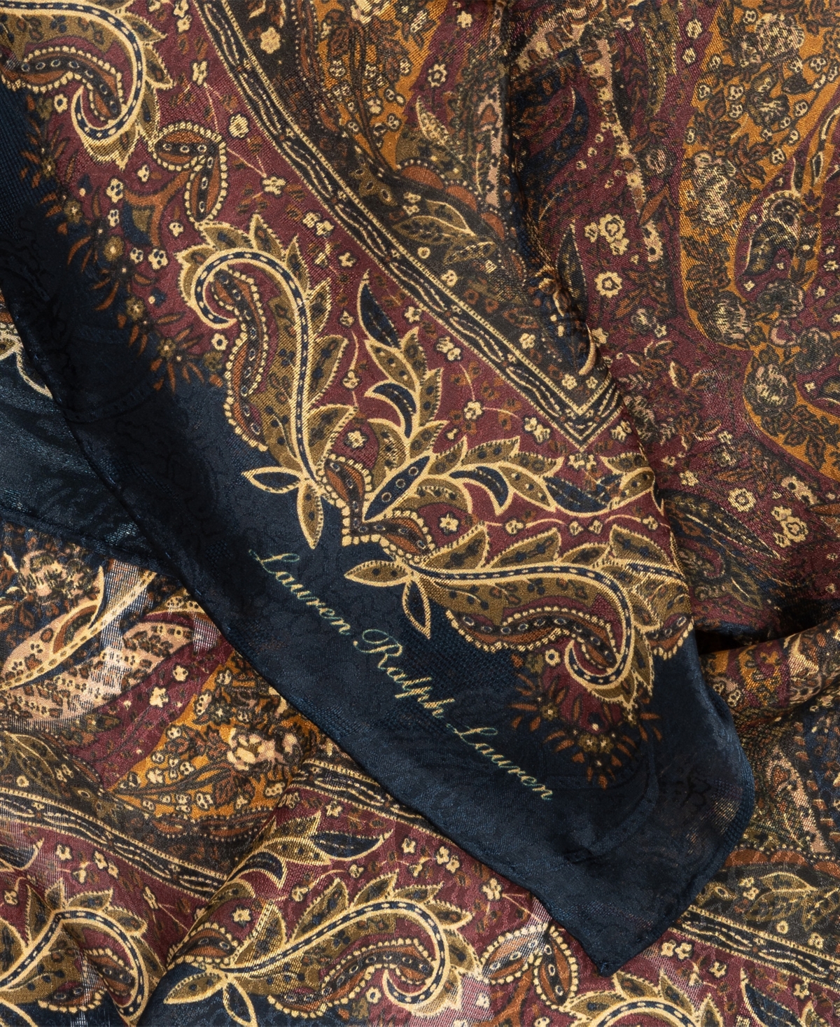 Lauren Ralph Lauren Fall Paisley Square Scarf