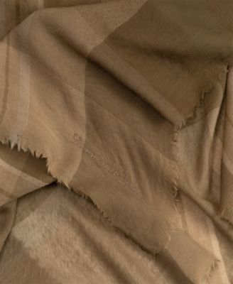 Woven Plaid Square Scarf