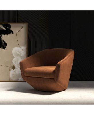 The Twist - Elise Rust Swivel Chair