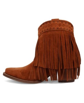 Women's Tapadero Suede Bootie