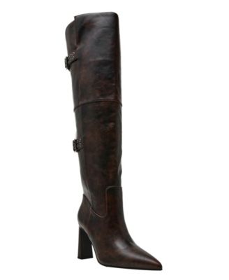 Women's Vivii Over-The-Knee Buckle Boots